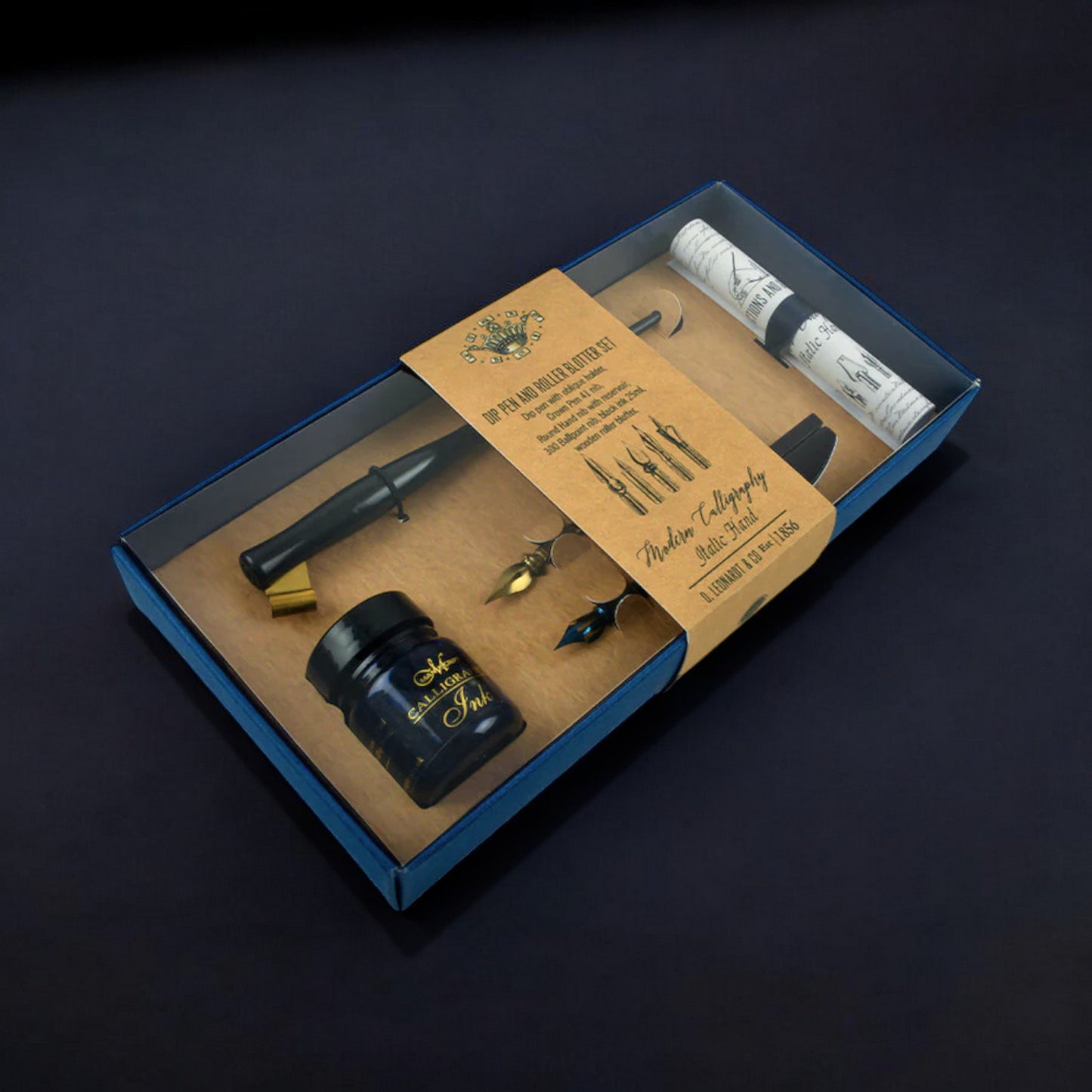 Manuscript Heritage Pen & Roller Blotter Set