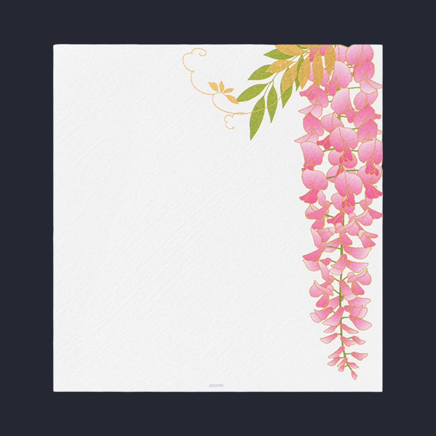 Midori Kami Series Gold-Foiled Letter Writing Sets - Wisteria